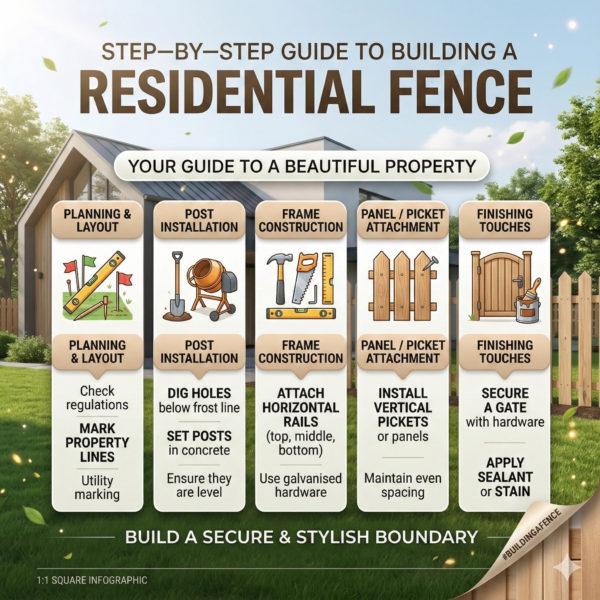 How to build a fence