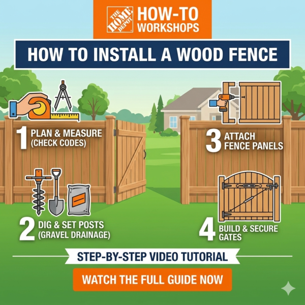 How to build a fence