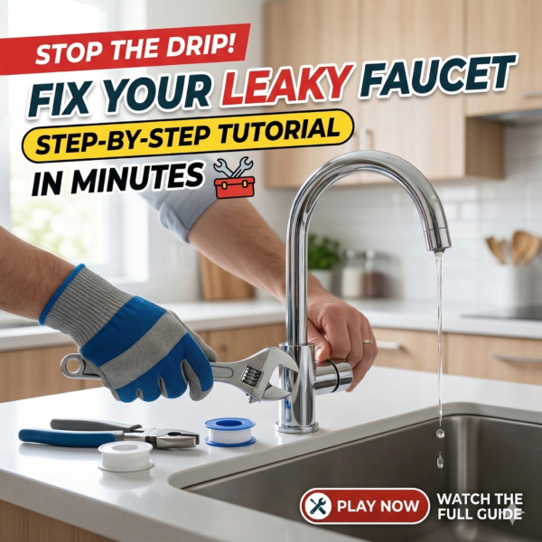How to fix a leaky faucet